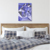 Abstraktes Blau Leinwanddruck (Insitu (Schlafzimmer))