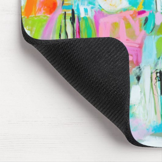 Abstraktes Blau Mousepad (Ecke)