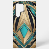 Abstraktes Blau Samsung Galaxy Hülle (Rückseite)