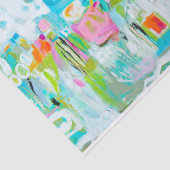 Abstraktes Blau Seidenpapier (Ausschnitt)