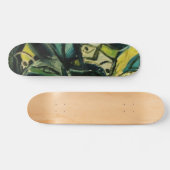 Abstraktes Blau Skateboard (Horizontal)