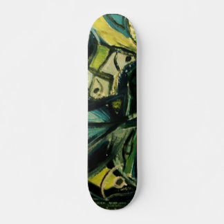 Abstraktes Blau Skateboard