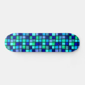 ABSTRAKTES BLAU-Skateboarddeck Skateboard (Horizontal)