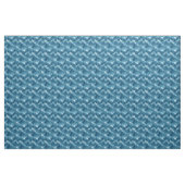 Abstraktes Blau und Weiß Stoff (Yard (91,4 cm))