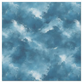 Abstraktes Blau und Weiß Stoff (Nahaufnahme)
