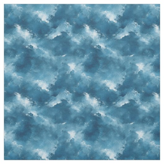 Abstraktes Blau und Weiß Stoff (Muster)