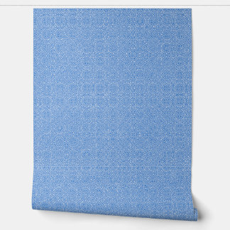 abstraktes Blau und Weiß Tapete