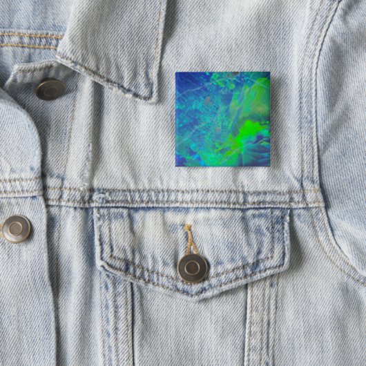 ABSTRAKTES BLAUE GREEN OPAL FOTO BUTTON (Beispiel)