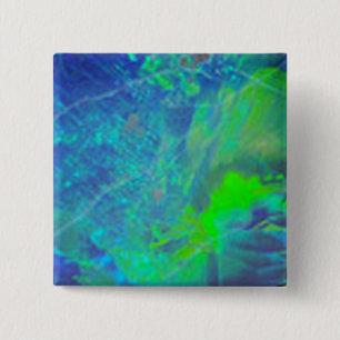 ABSTRAKTES BLAUE GREEN OPAL FOTO BUTTON