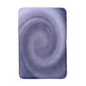 Abstraktes, blauer violettes Veilchenschiff Modern Badematte (Vorderseite Vertikal)