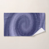 Abstraktes, blauer violettes Veilchenschiff Modern Badhandtuch Set (Handtuch)