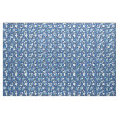 Abstraktes blaues Eis Crsytal Muster Stoff (Fat Quarter (45,7 x 55,9 cm))