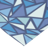 Abstraktes blaues Eis Crsytal Muster Tischdecke (Schrägansicht)