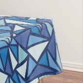 Abstraktes blaues Eis Crsytal Muster Tischdecke (Beispiel)