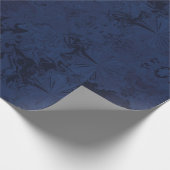 Abstraktes blaues Fantasy-Packpapier Geschenkpapier (Ecke)
