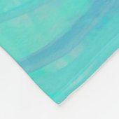 Abstraktes blaues Fleece-Decke Fleecedecke (Ecke)