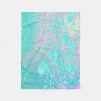 Abstraktes blaues Fleece-Decke Fleecedecke