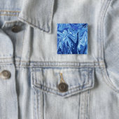 Abstraktes Blaues Flüssig-Muster Button (Beispiel)