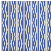 Abstraktes Blaues geometrisches Muster Stoff (Muster)