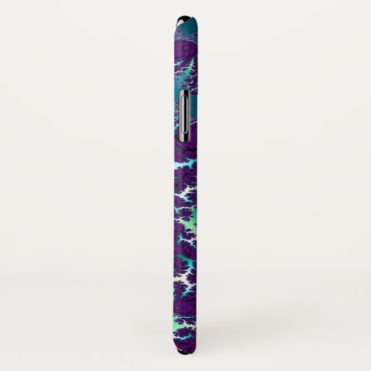 Abstraktes blaues Grün-lila Fraktal iPhone 6 Plus Case-Mate iPhone Hülle (Hinten/Rechts)