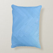 Abstraktes blaues Holzfußboden | Dekokissen (Rückseite(Vertikal))