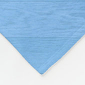 Abstraktes blaues Holzfußboden | Fleecedecke (Ecke)