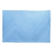 Abstraktes blaues Holzfußboden | Kissenbezug (Rückseite-Links)