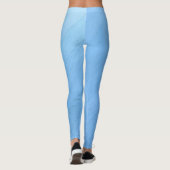 Abstraktes blaues Holzfußboden | Leggings (Rückseite)