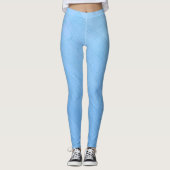 Abstraktes blaues Holzfußboden | Leggings (Vorderseite)
