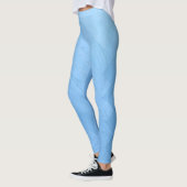 Abstraktes blaues Holzfußboden | Leggings (Links)
