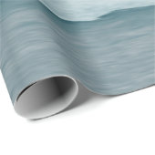 Abstraktes blaues Meer Geschenkpapier (Rolleneckpunkt)