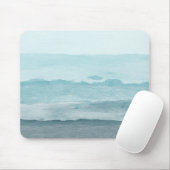 Abstraktes blaues Meer Mousepad (Mit Mouse)