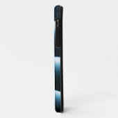 Abstraktes blaues Muster Case-Mate iPhone Hülle (Hinten/Links)