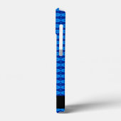 Abstraktes blaues Muster für den benutzerdefiniert Case-Mate iPhone Hülle (Rückseite / Links)