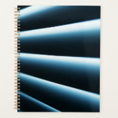 Abstraktes blaues Muster Planer (Vorderseite)
