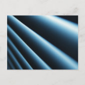Abstraktes blaues Muster Postkarte (Vorderseite)