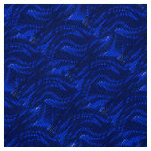 Abstraktes blaues Muster Stoff (Muster)