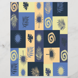 Abstraktes blaues Scrapbook-Papier