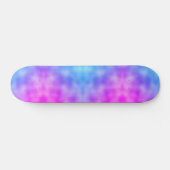 Abstraktes blaues und Lila Musterskateboard Skateboard (Horizontal)