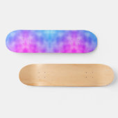Abstraktes blaues und Lila Musterskateboard Skateboard (Horizontal)