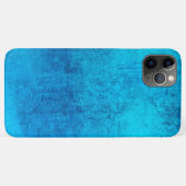 Abstraktes blaues Vollfarbendesign Case-Mate iPhone Hülle (Rückseite (Horizontal))