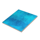 Abstraktes blaues Vollfarbendesign Fliese (Seite)