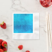 Abstraktes blaues Vollfarbendesign Serviette (Beispiel)