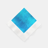 Abstraktes blaues Vollfarbendesign Serviette (Ecke)
