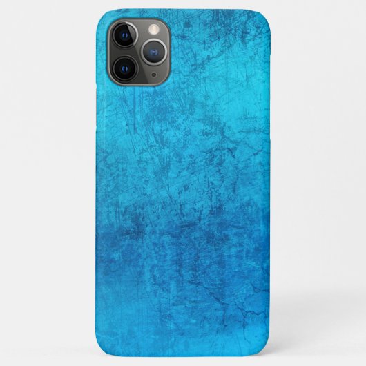 Abstraktes blaues Vollton-Design Case-Mate iPhone Hülle (Rückseite)