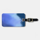 abstraktes blaues Wasser oder Himmel Gepäckanhänger (Vorderseite horizontal)