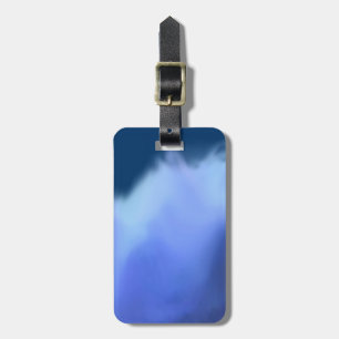abstraktes blaues Wasser oder Himmel Gepäckanhänger