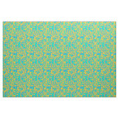 Abstraktes blaugelbes Muster Stoff (Fat Quarter (45,7 x 55,9 cm))