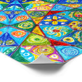 Abstraktes Blisterpacker Poster (Ecke)