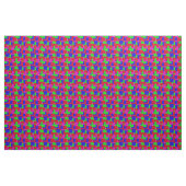 Abstraktes Blockmuster mit blaugrün rosa Mosaik, Stoff (Yard (91,4 cm))